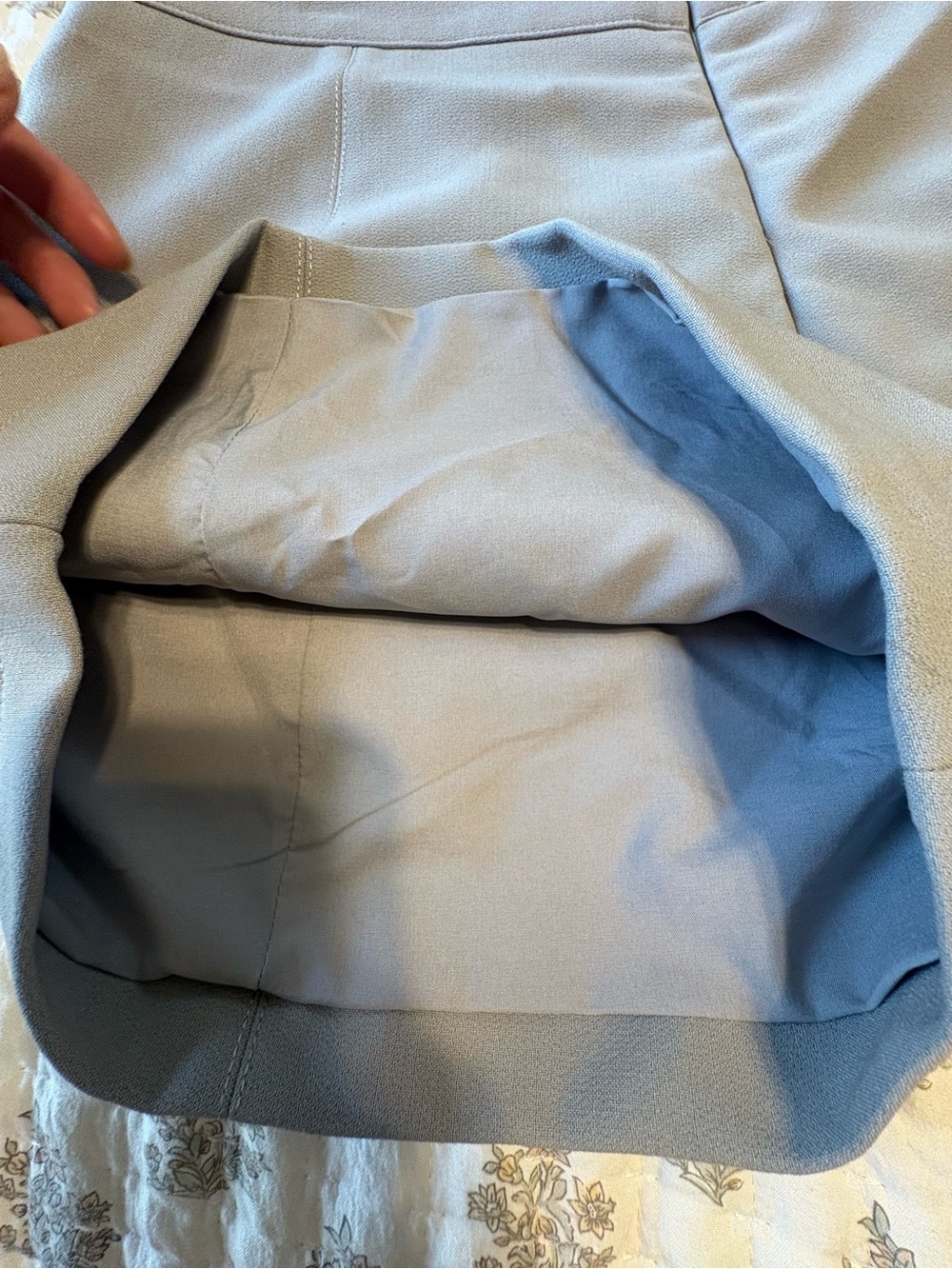 “OddMuse London Tailored High Waist Shorts Gray Taupe Size Large” - Picture 6 of 8